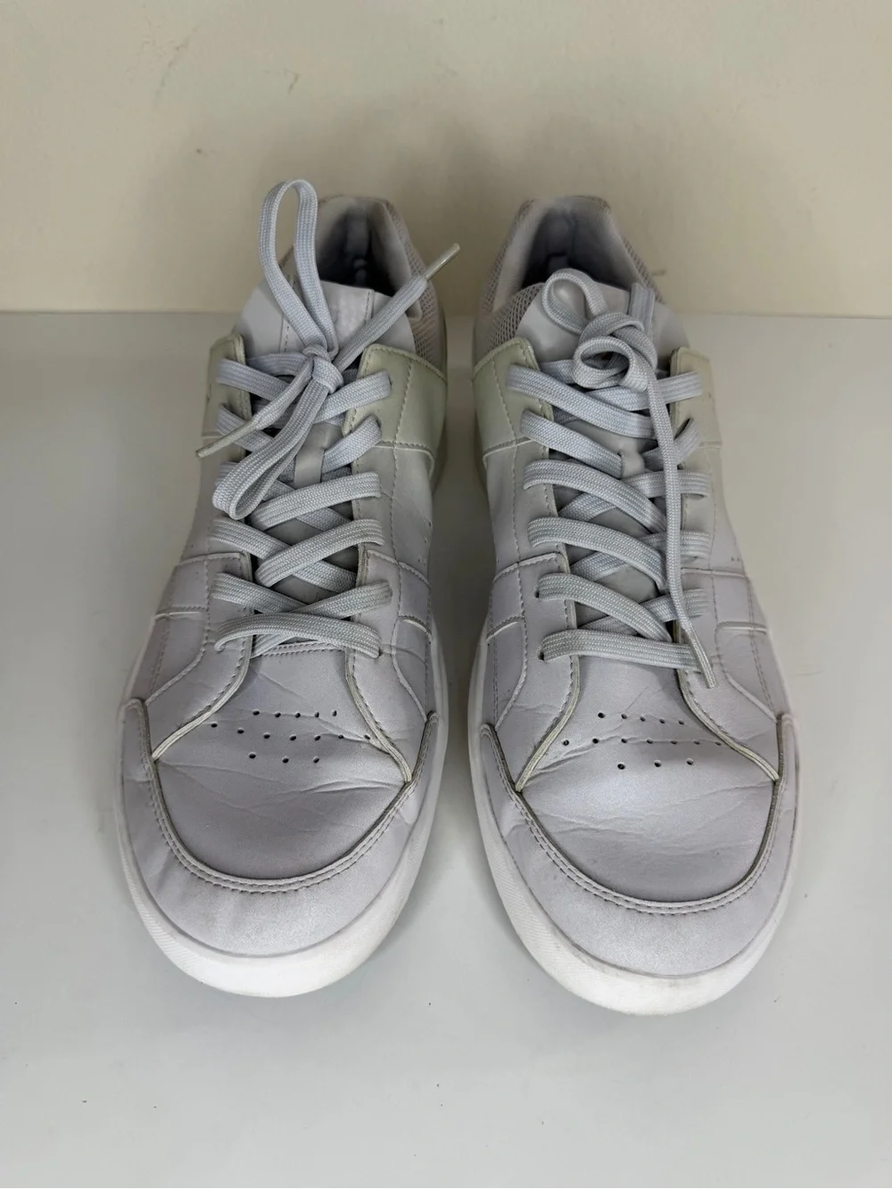 On THE ROGER Clubhouse Glacier Gray Shoes Tennis Sneakers Men Size 47 US 12